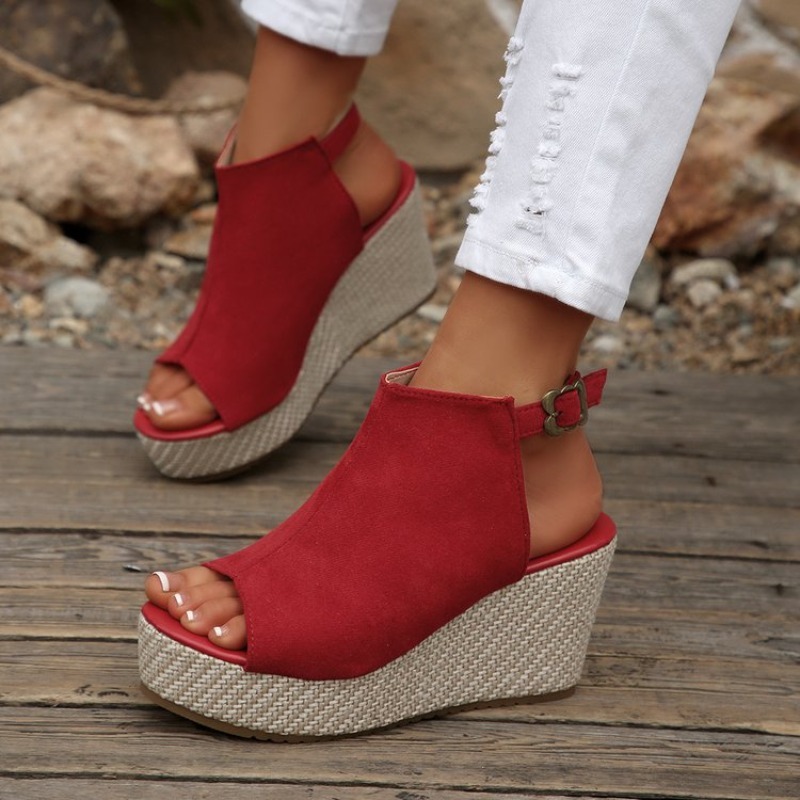 Women Sandals Summer Wedge Pla - огляд і ціна Wedge Espadrille Women