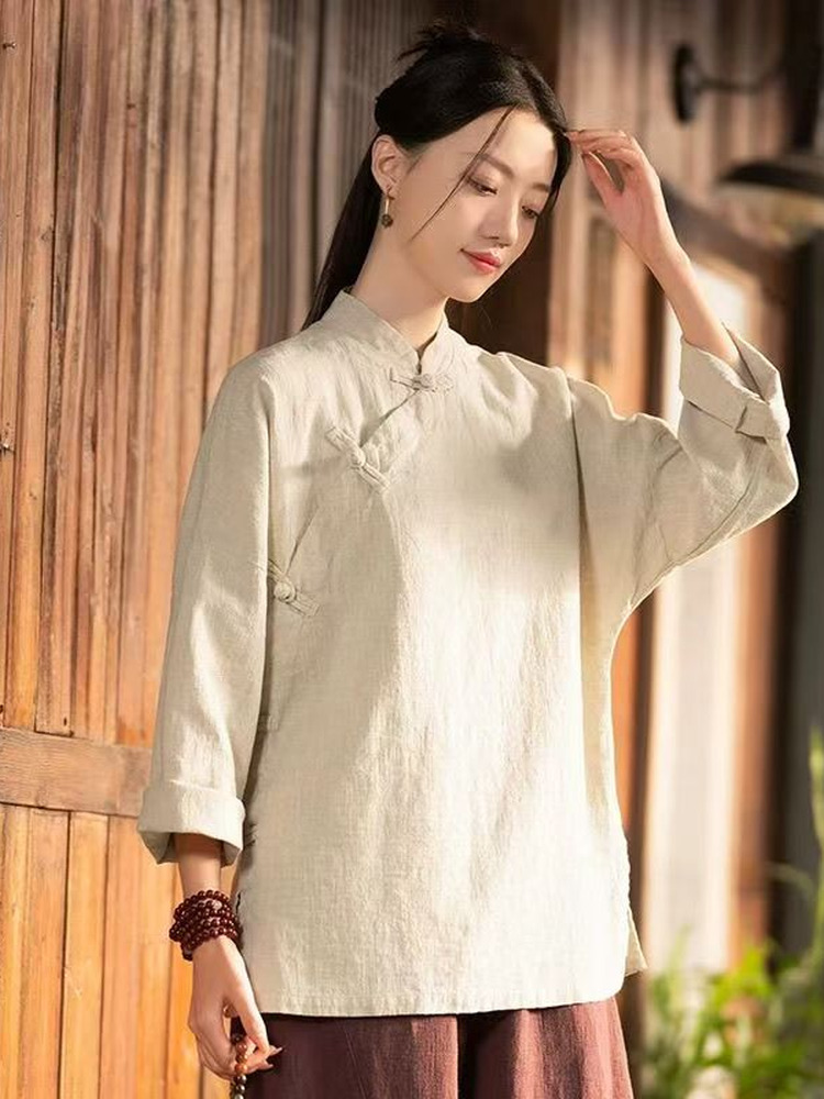 New Chinese Style Loose Long S - огляд і ціна Linen Pant Wide