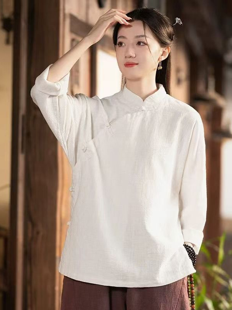 New Chinese Style Loose Long S - огляд і ціна Linen Pant Wide