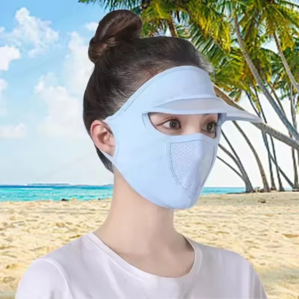 Ice Silk Mask for Outdoor Cycl - огляд і ціна Headband Summer Knit