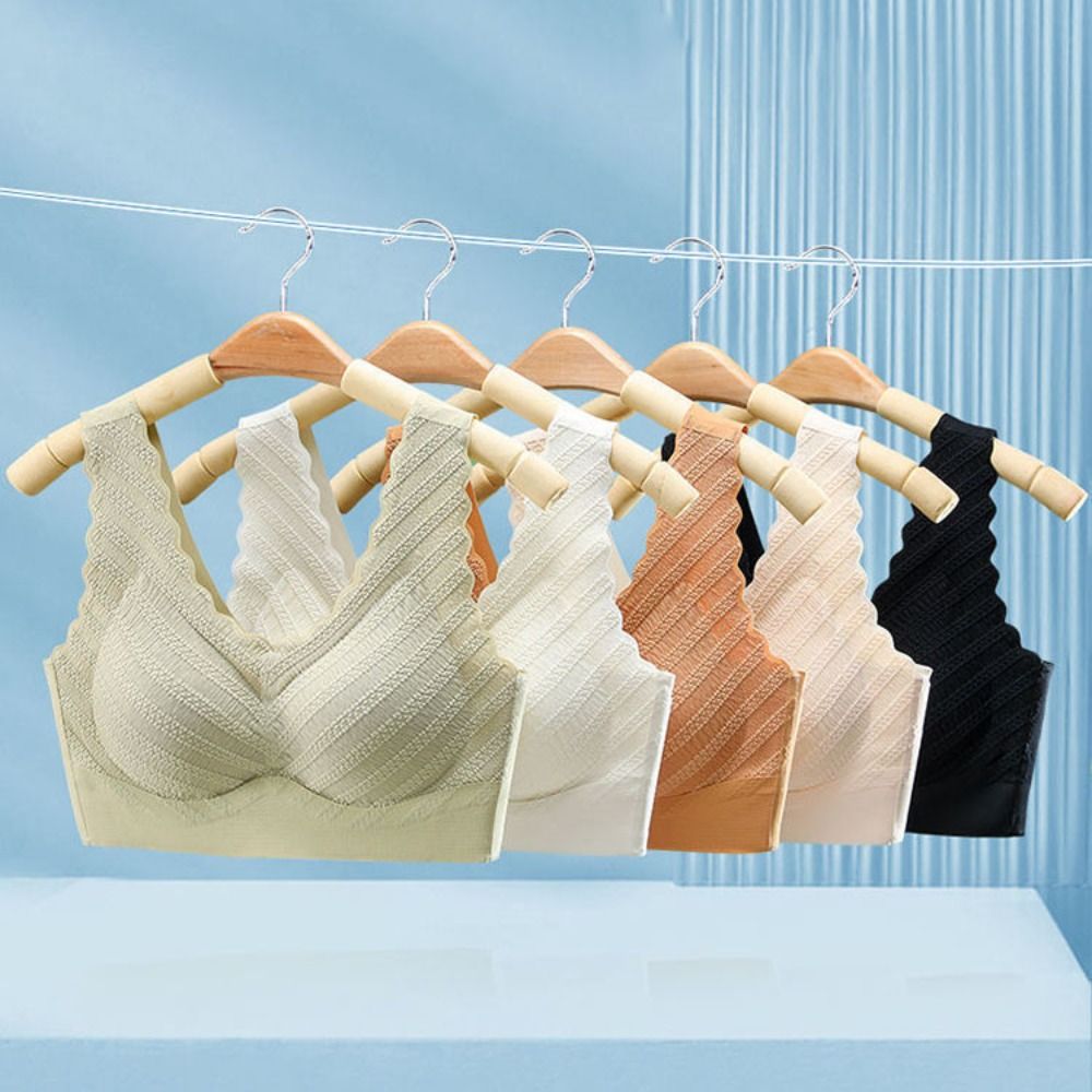 Seamless Bubble Lace Bra Widen - огляд і ціна Bralette Triangle Set