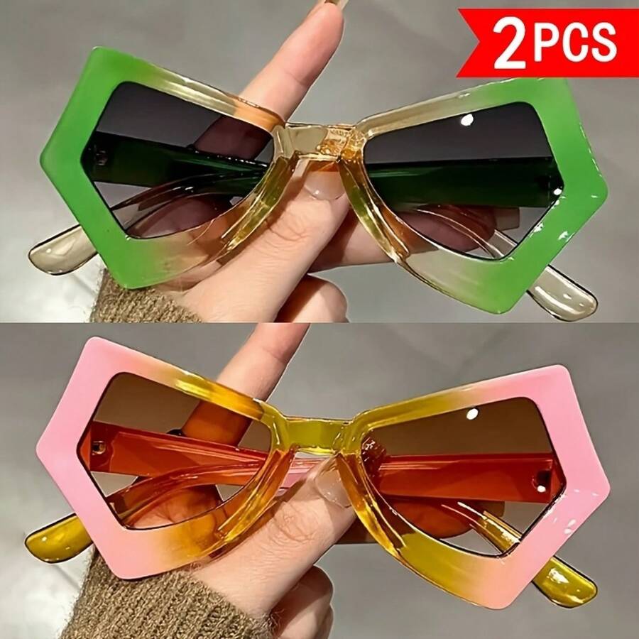 Two-Piece Set Style, Irregular - огляд і ціна Sunglasses Cat Eye