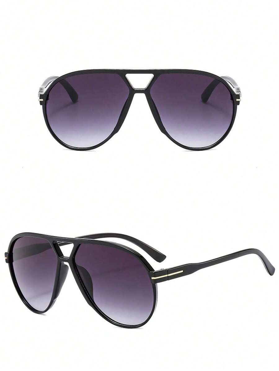 1pc Oversized Double Bridge Fu - огляд і ціна Sunglasses Cat Eye