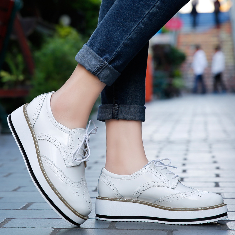 Women Loafers Shoes Leather Th - огляд і ціна Wedge Espadrille Women
